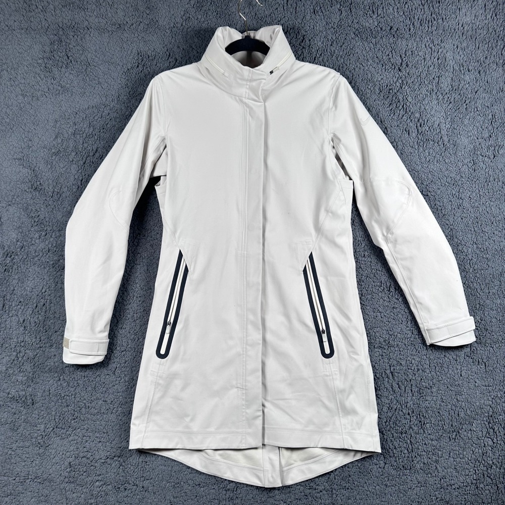 New Nike HyperShield HyperAdapt Jacket Golf Beige Cream Waterproof Women's Small